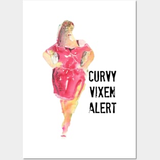 Curvy Vixen Alert Posters and Art